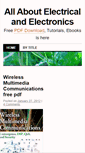 Mobile Screenshot of electricalelectronics.jotoexplorer.com